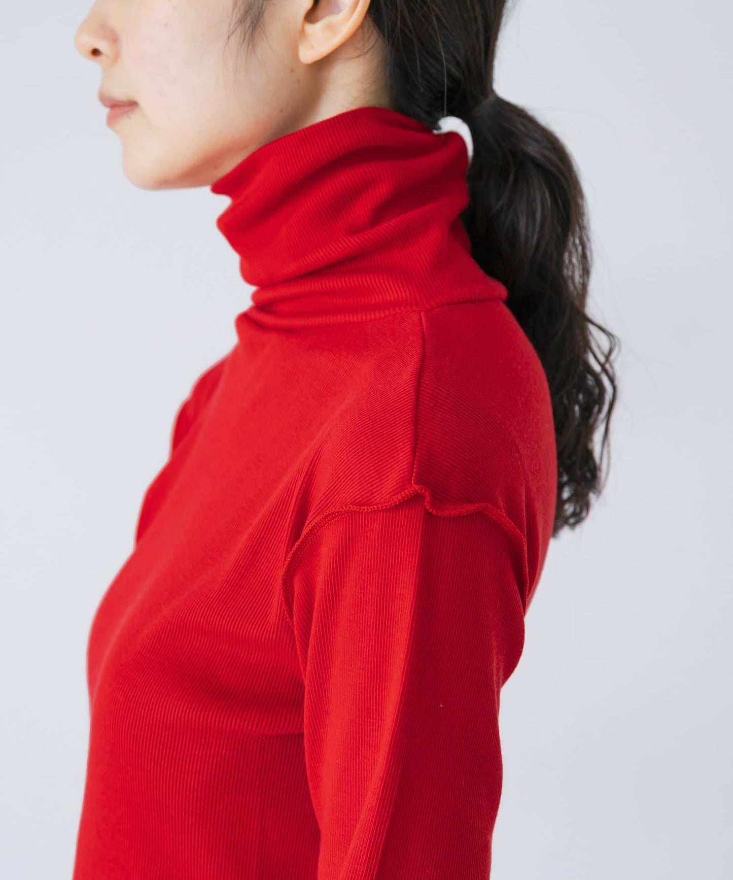 MEYAME SOFT RIB TURTLENECK