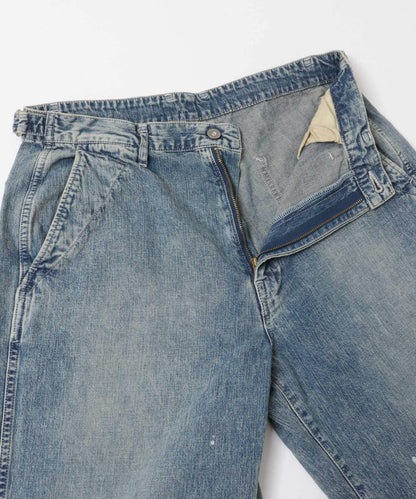 ULTERIOR FADED LIGHT DENIM WORK PANTS