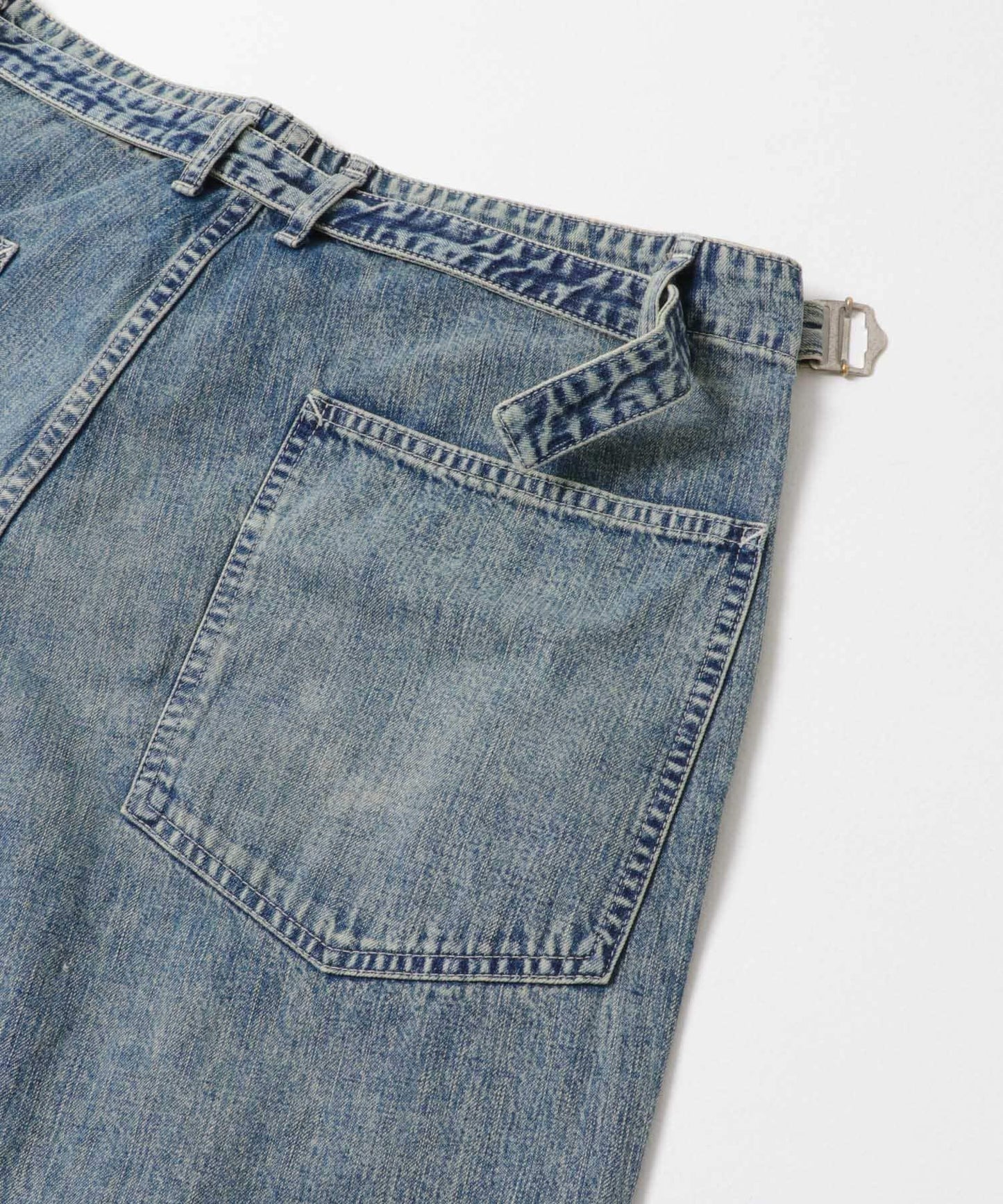 ULTERIOR FADED LIGHT DENIM WORK PANTS