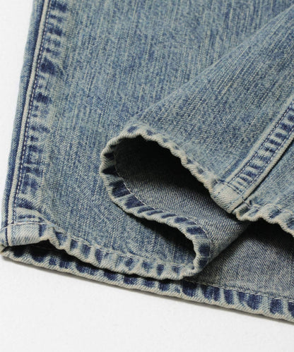 ULTERIOR FADED LIGHT DENIM WORK PANTS