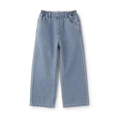 心形口袋 寬鬆款 丹寧褲
