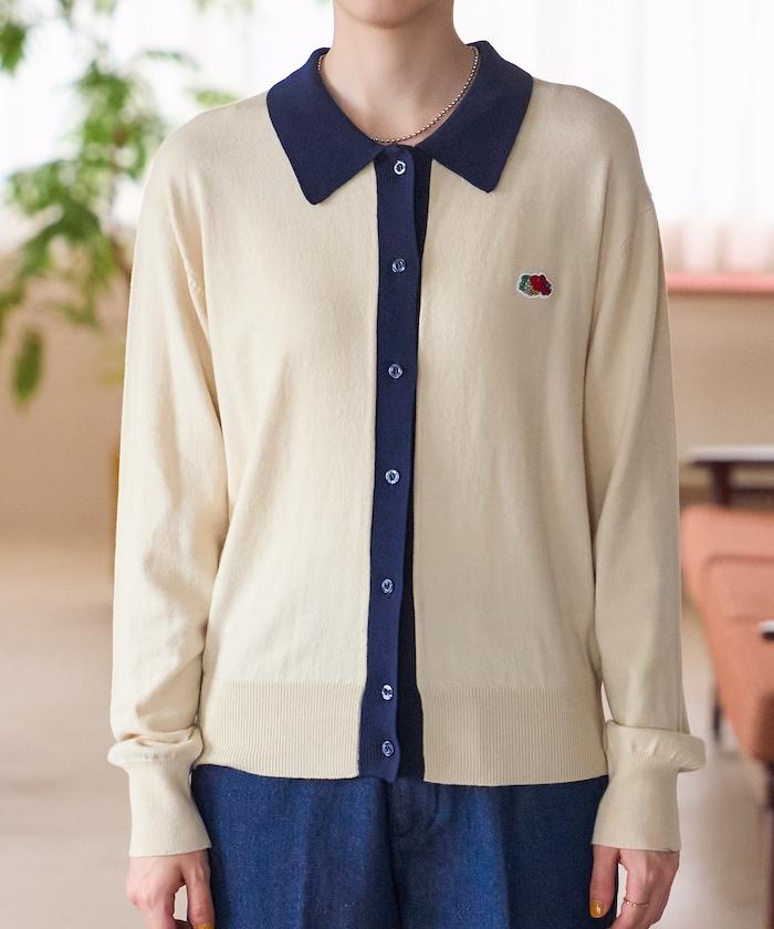 聯名 撞色 Polo 針織衫