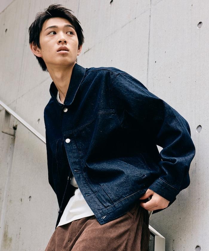 撞色牛仔夾克
