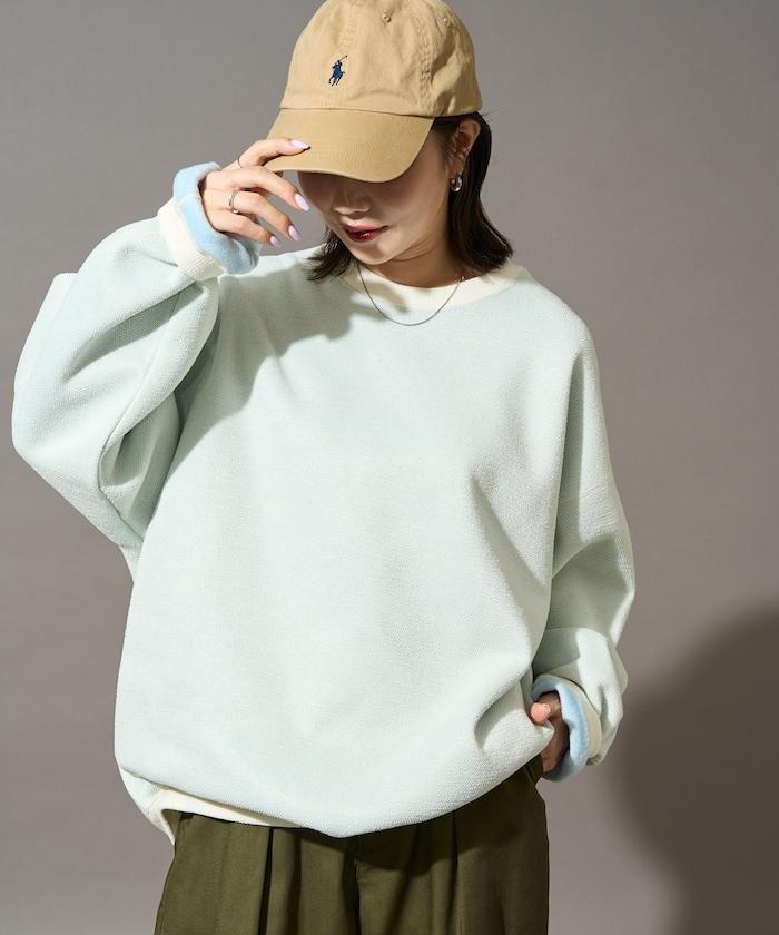 インレー 裡シャギー ボンディング プルオーバー【限定展開】