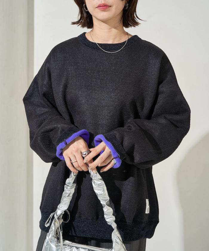 インレー 裡シャギー ボンディング プルオーバー【限定展開】