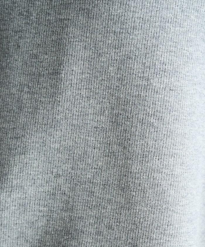 羅紋彈力針織 鑰匙扣領套頭衫