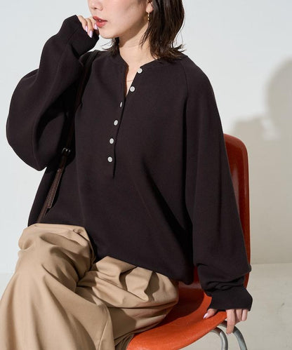 針織套頭衫 寬鬆 羅紋 針織
