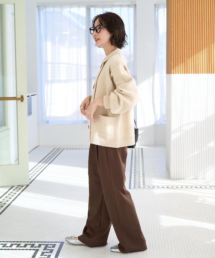 針織雙排扣夾克