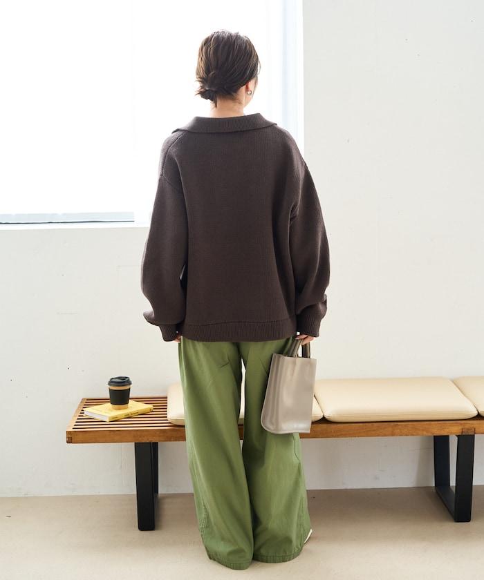 針織雙排扣夾克