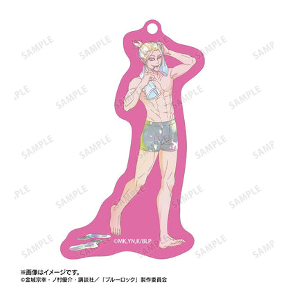 ブルーロック（藍色監獄） Ani-Art KAWAII label 士道龍聖 モーニングルーティンver. 2連線材BIG亞克力鑰匙扣