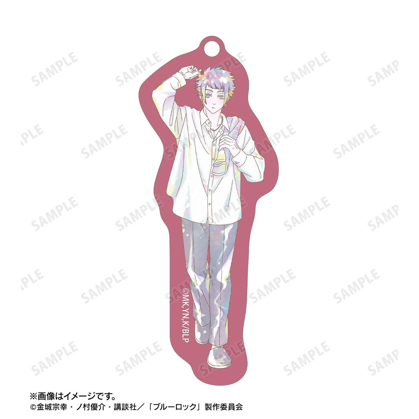 ブルーロック（藍色監獄） 糸師冴 モーニングルーティンver. Ani-Art KAWAII label 2連線材大號亞克力鑰匙扣