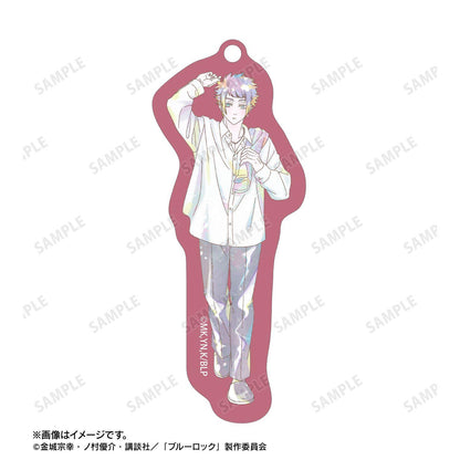 ブルーロック（藍色監獄） 糸師冴 モーニングルーティンver. Ani-Art KAWAII label 2連線材大號亞克力鑰匙扣