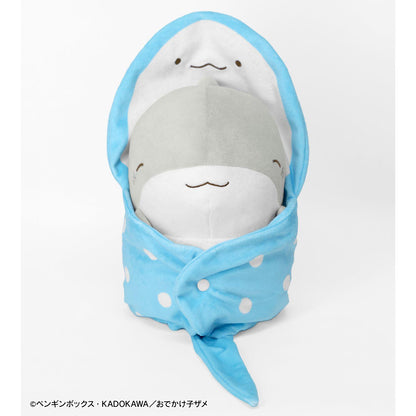 《小鯊魚去郊遊》_ベビー子ザメ 嬰兒包被毛絨玩具