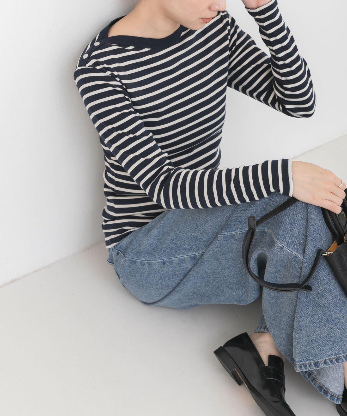 LE MINOR×URBAN RESEARCH 聯名 ボーダーカットソー
