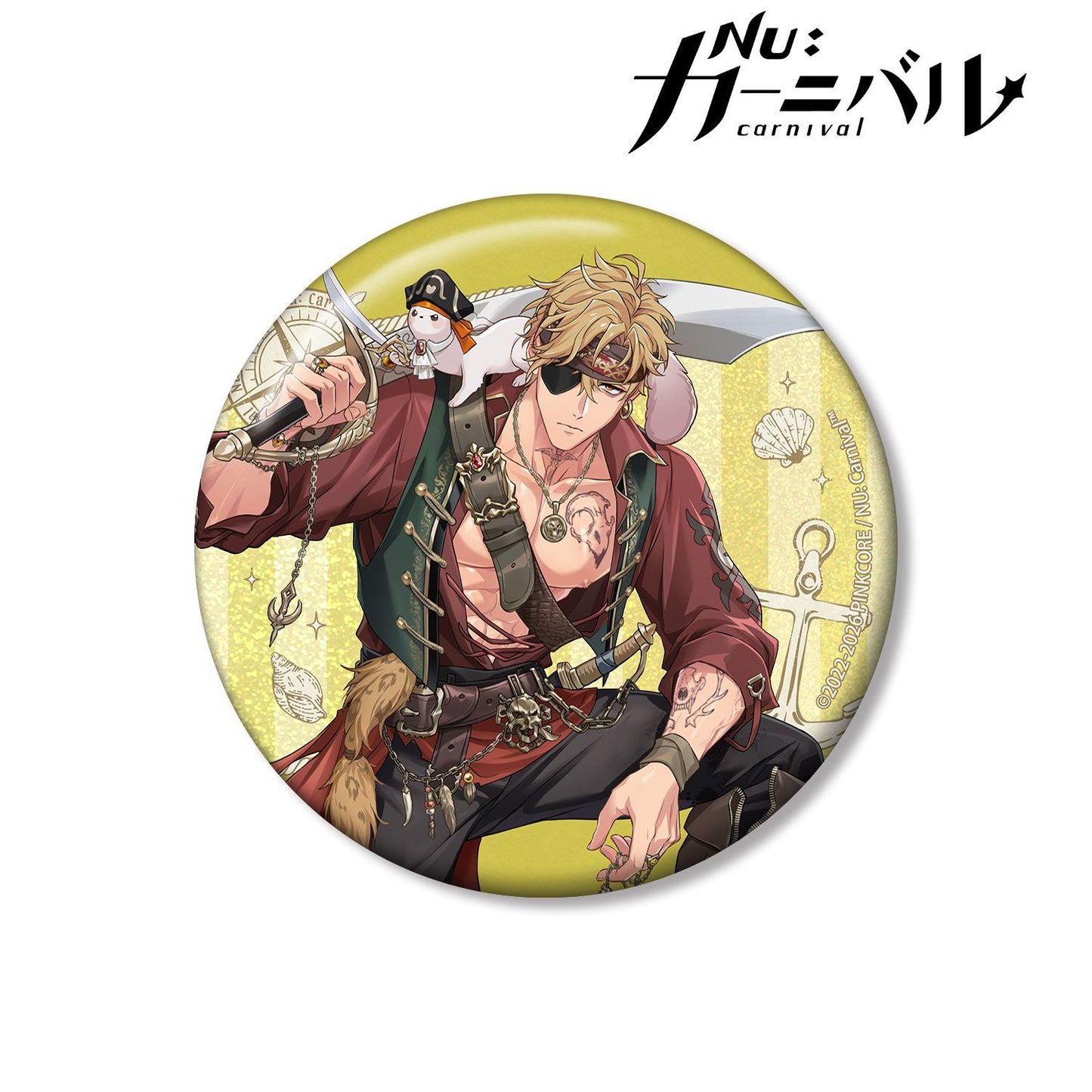 新世界狂歡 迷霧的輪舞曲ver. 75mm 鐳射方格徽章