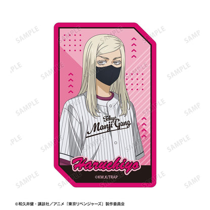 東京リベンジャーズ（東京復仇者） 描き下ろし 三途春千夜 ベースボールシャツver. 拼貼畫貼紙2個セット