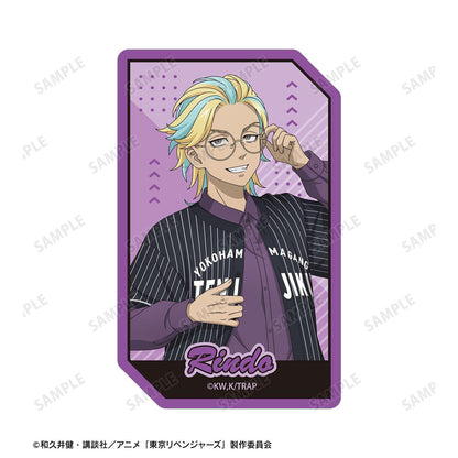 東京リベンジャーズ（東京復仇者） 描き下ろし 灰谷竜膽 棒球衫ver. 異形切割貼紙2個セット