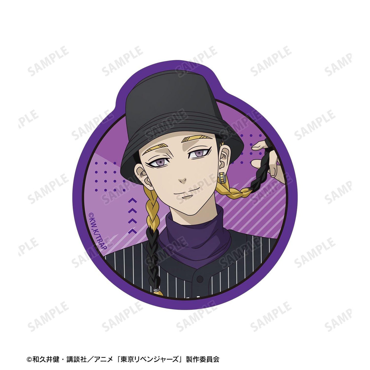 東京リベンジャーズ（東京復仇者） 描き下ろし 灰谷蘭 棒球衫ver. 異形切割貼紙2個セット
