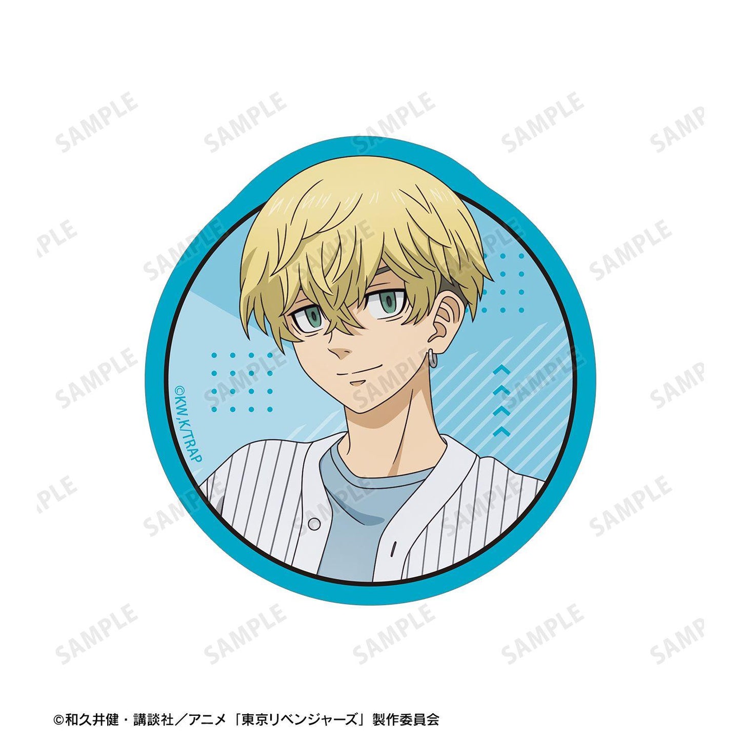 東京リベンジャーズ（東京復仇者） 描き下ろし 松野千冬 棒球衫ver. 異形切割貼紙2枚組