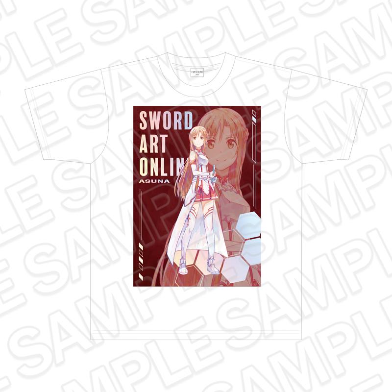 刀劍神域（Sword Art Online） 亞絲娜 crayon painting ver. 全綵T恤