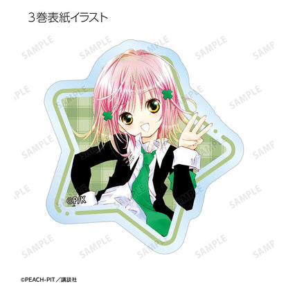 しゅごキャラ！（守護甜心！） 交易封面插畫透明壓切貼紙 (單位/完整盒/10包入)