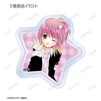 しゅごキャラ！（守護甜心！） 交易封面插畫透明壓切貼紙 (單位/完整盒/10包入)
