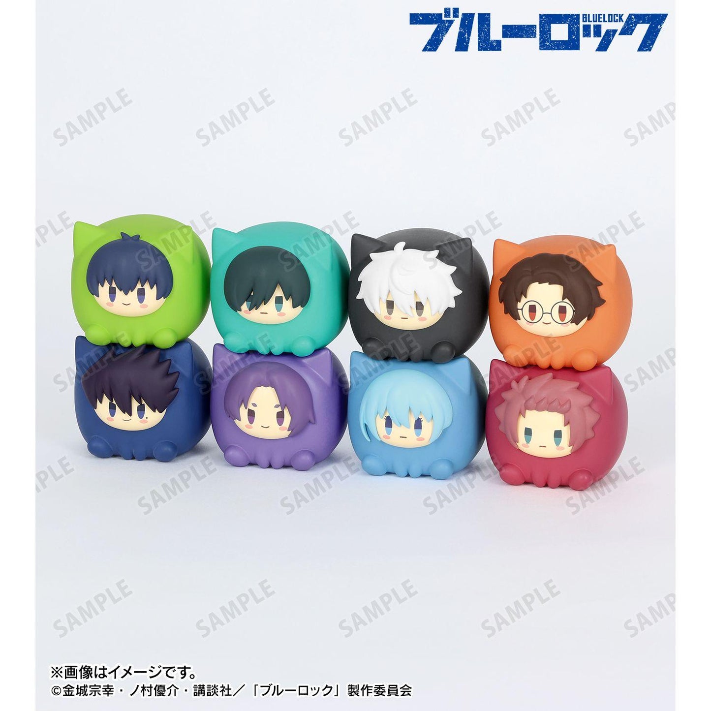 ブルーロック（藍色監獄） けもきゅーぶ系列 8パック入り 盲盒手辦