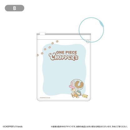 ONE PIECE（航海王） CHOPPER’s 收藏系列 喬巴 透明拉鍊收納包 B款