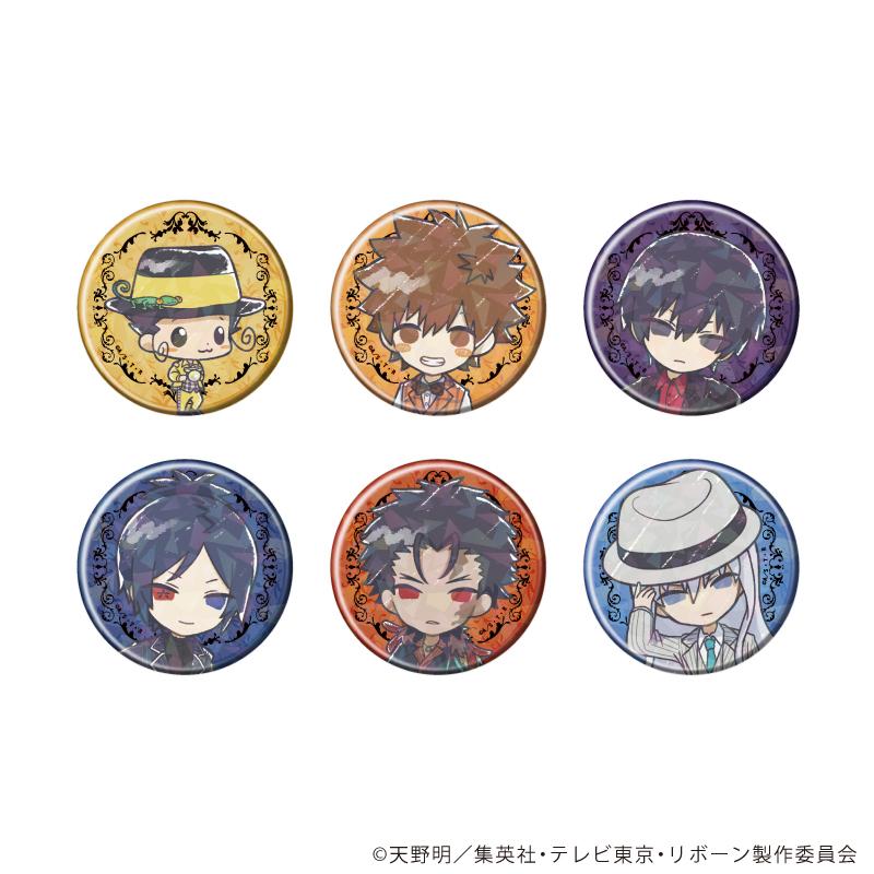 家庭教師ヒットマンREBORN!（家庭教師HITMAN REBORN!） グラフアートイラストシリーズ 第七彈 角色徽章 完整套裝/6個裝