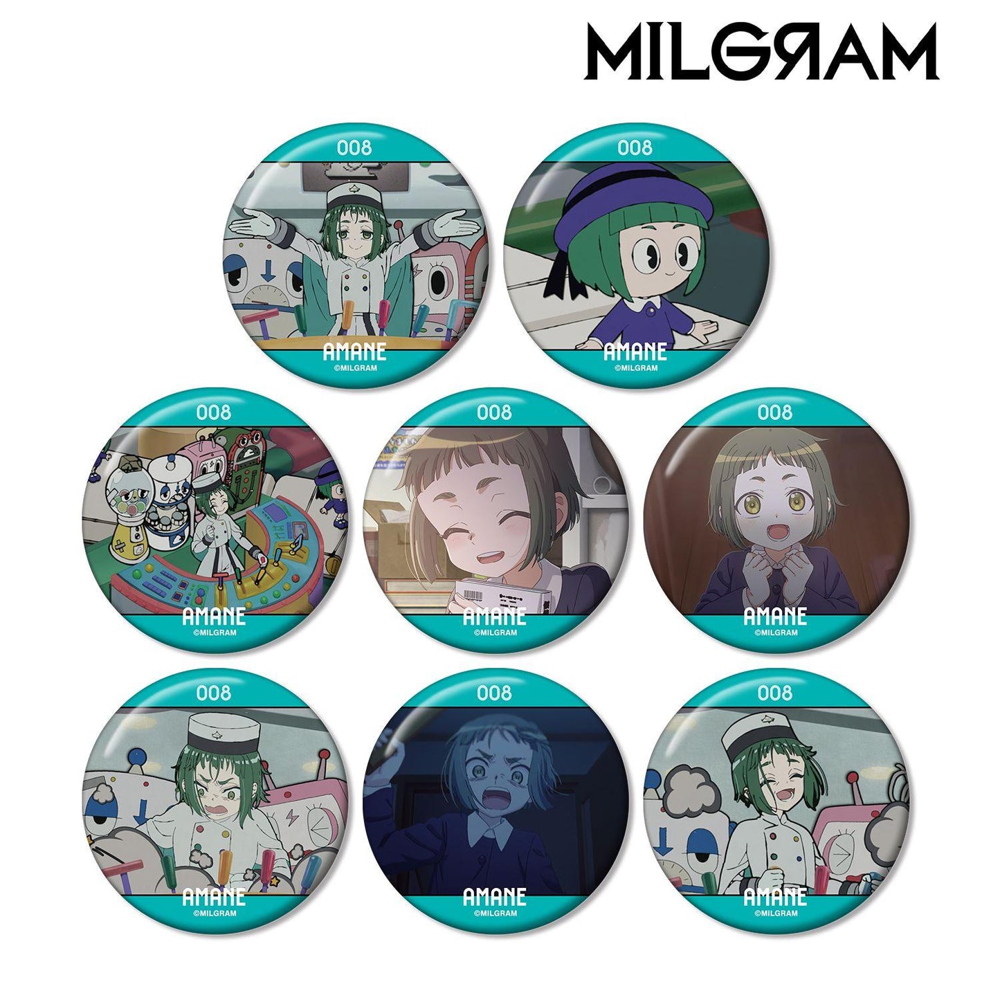 MILGRAM（MILGRAM） 交易MV徽章 亞麻音『なんでもにうむ』(全套/Complete BOX/8個裝)