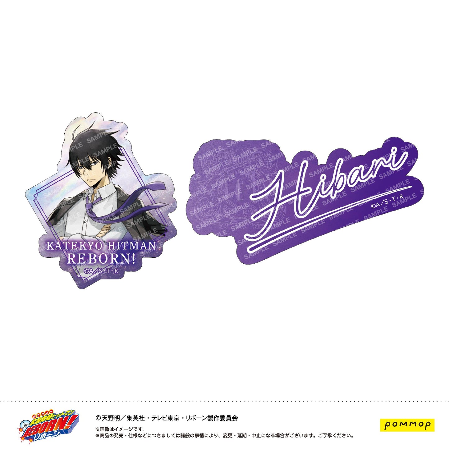 家庭教師ヒットマンREBORN!（家庭教師HITMAN REBORN!） -風- B款 雲雀恭彌 異形貼紙套裝