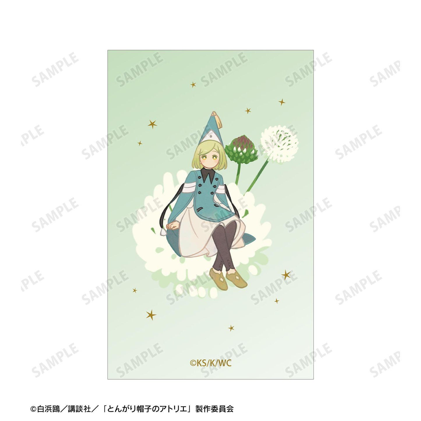 とんがり帽子のアトリエ（飛翔的魔女） ココ Botania 插畫卡&B8硬質卡套套裝