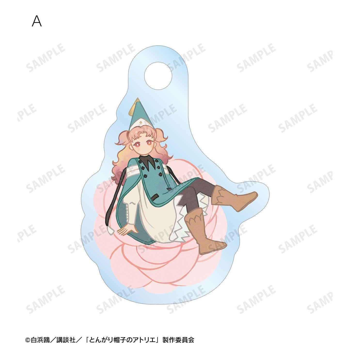 とんがり帽子のアトリエ（堆積燃燒） テティア Botania 目印迷你亞克力掛件2個セット