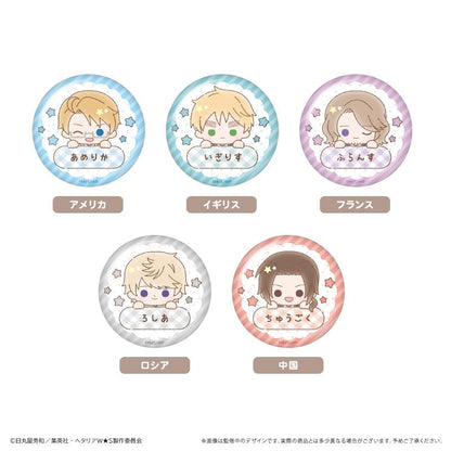 ヘタリア World★Stars（黑塔利亞 World★Stars） 閃亮姓名徽章系列 Vol.2 【全套BOX／5個裝】