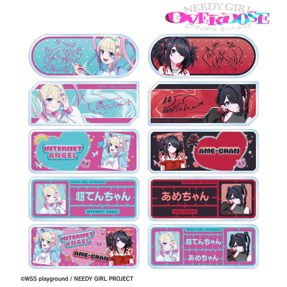 NEEDY GIRL OVERDOSE（NEEDY GIRL OVERDOSE） Y2K&タクティカルファッションver. 描き下ろし 亞克力姓名牌 (單位/全套BOX/10包入)