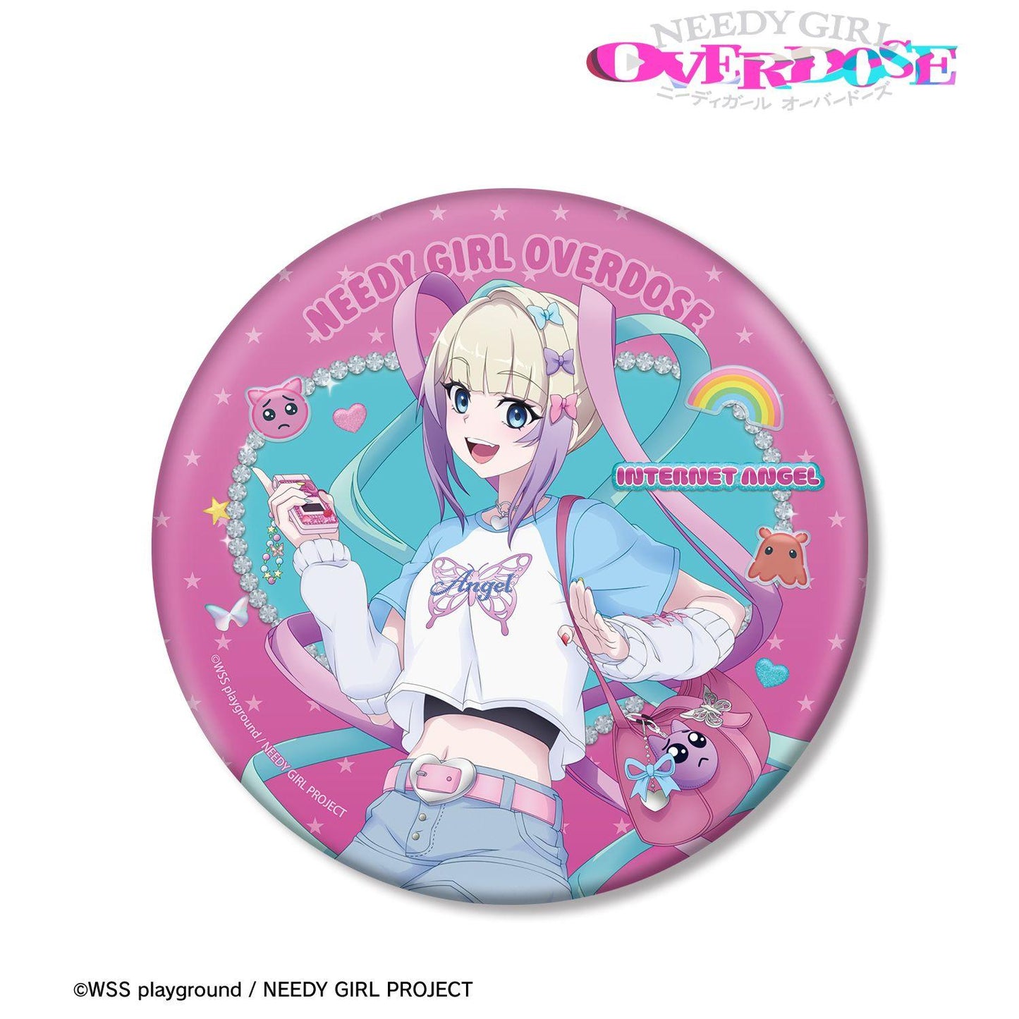 NEEDY GIRL OVERDOSE（需要你少女過載） 超天醬 Y2K時尚ver. BIG徽章