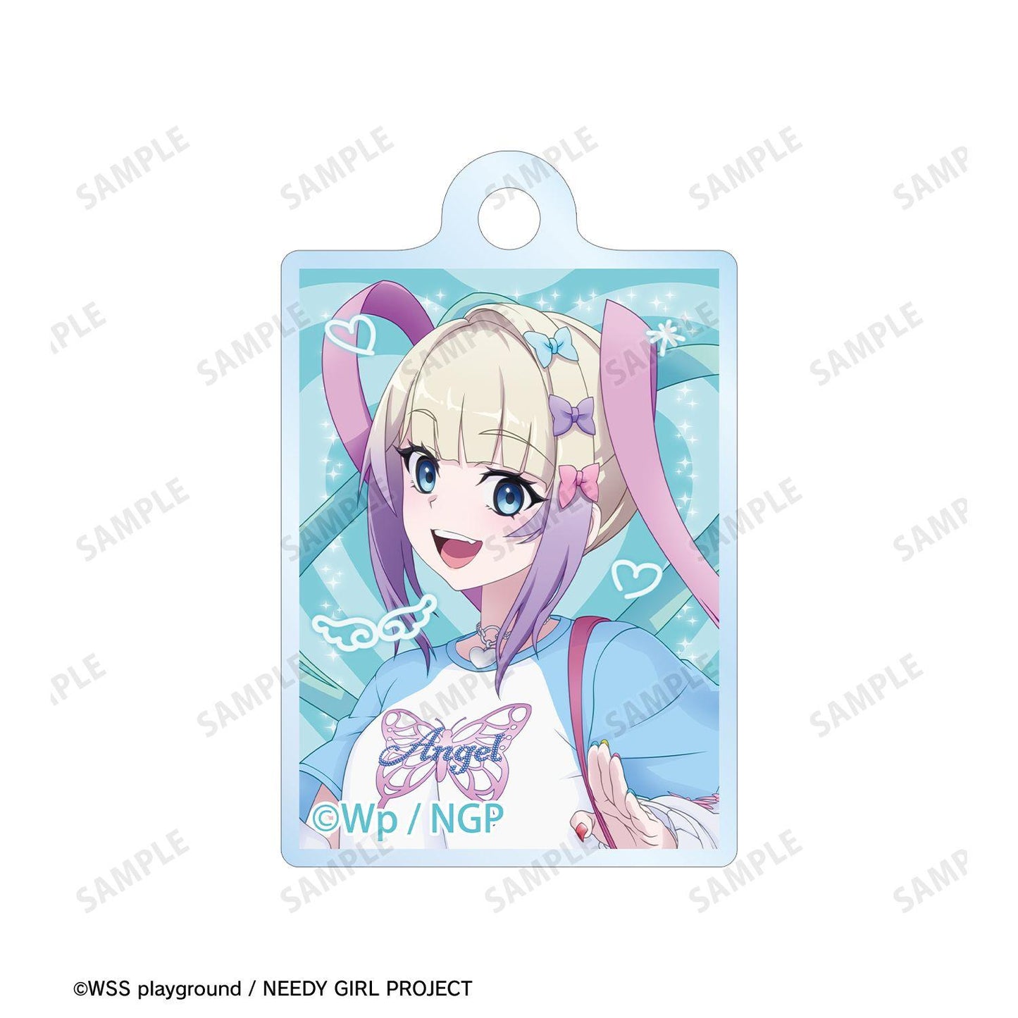 NEEDY GIRL OVERDOSE（需要你少女過載） 描き下ろし 超てんちゃん Y2Kファッションver. 雙線亞克力鑰匙扣
