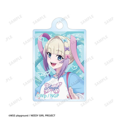 NEEDY GIRL OVERDOSE（需要你少女過載） 描き下ろし 超てんちゃん Y2Kファッションver. 雙線亞克力鑰匙扣