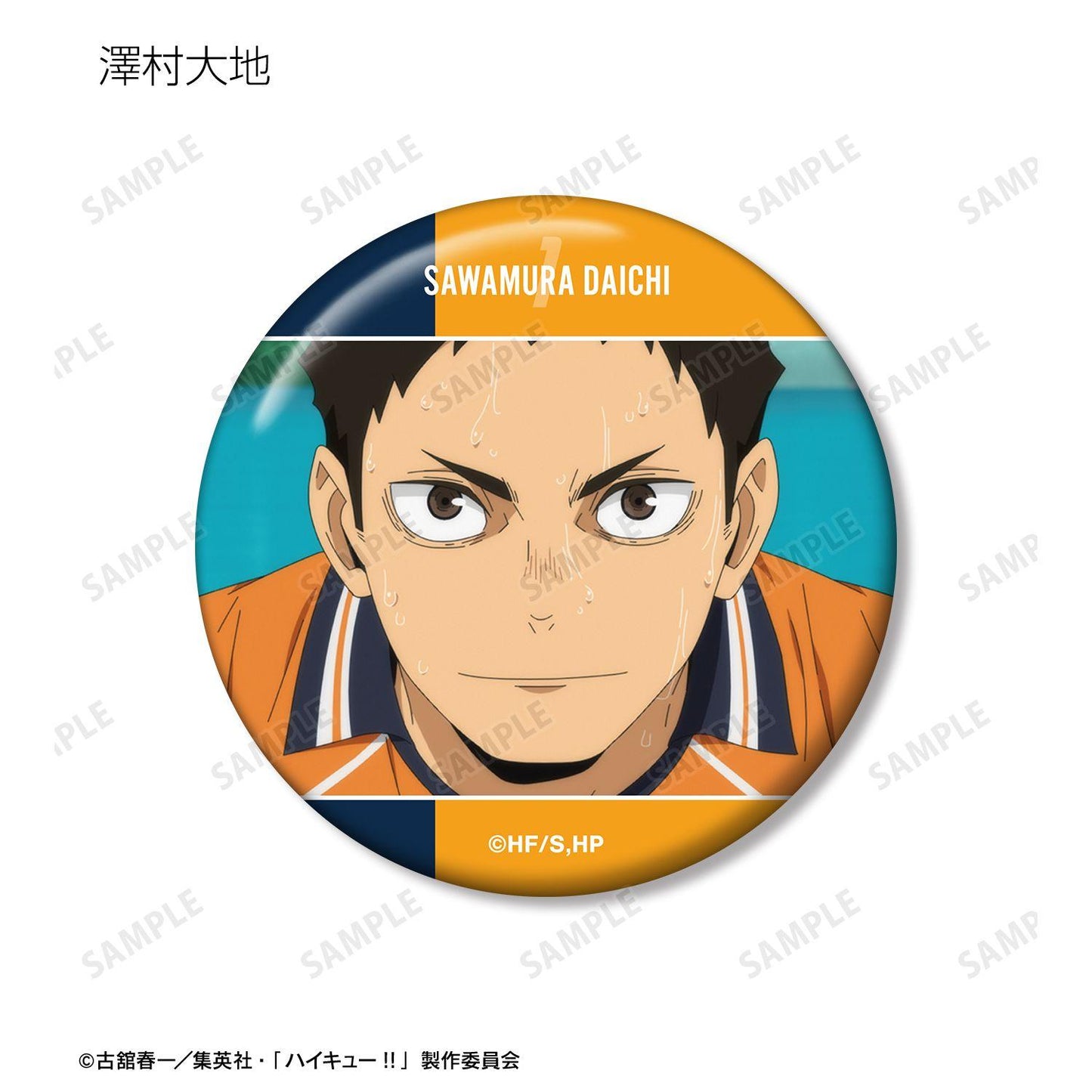 ハイキュー!!（排球少年） トレーディング場面寫缶バッジ 19パック入り BOX