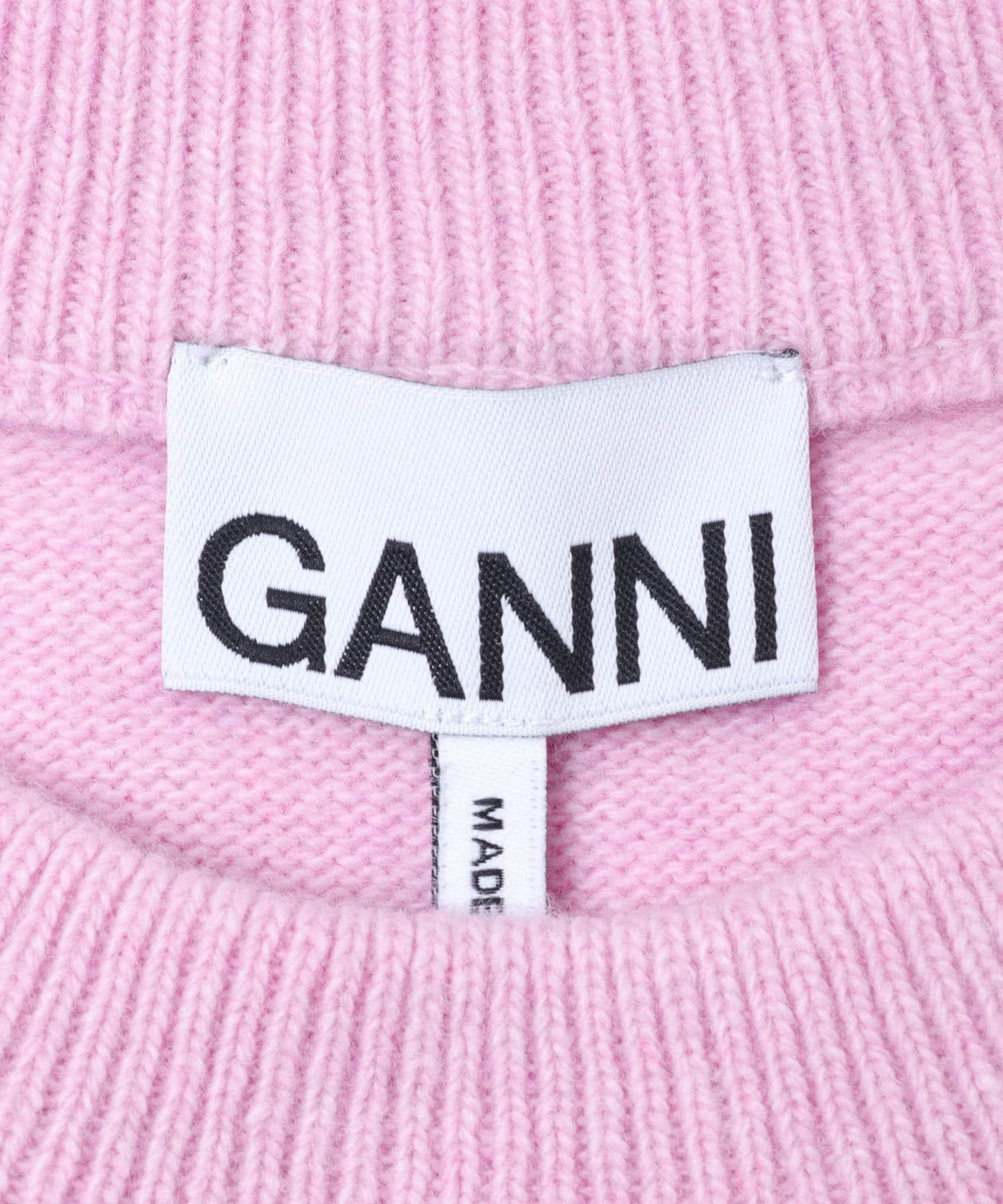 GANNI GRAPHIC WOOL VEST