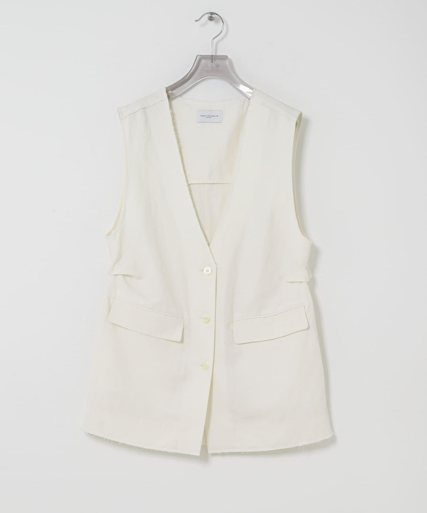 new basic SILK LINEN GILET