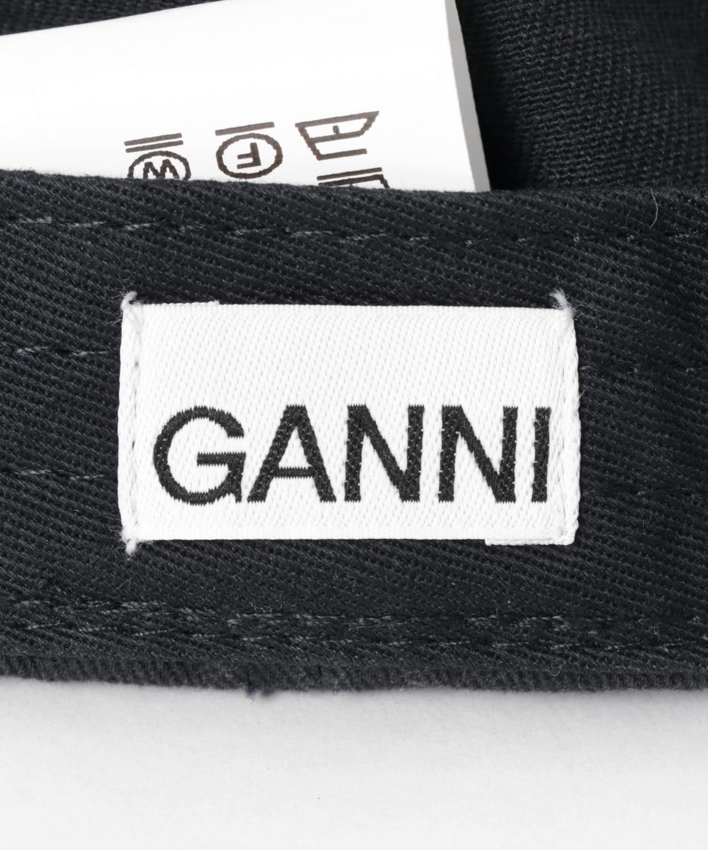 GANNI 水洗棉帆布棒球帽