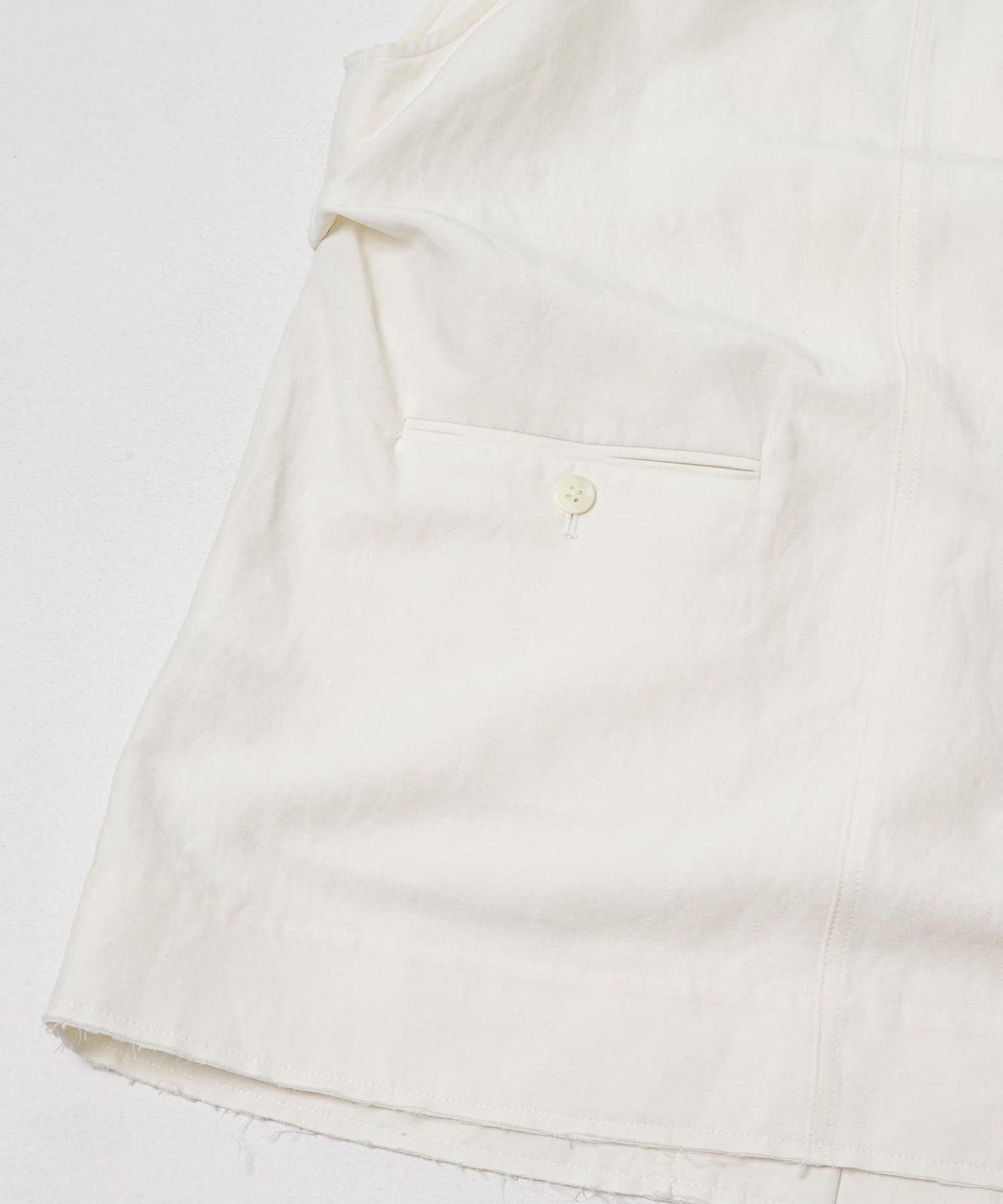 new basic SILK LINEN GILET