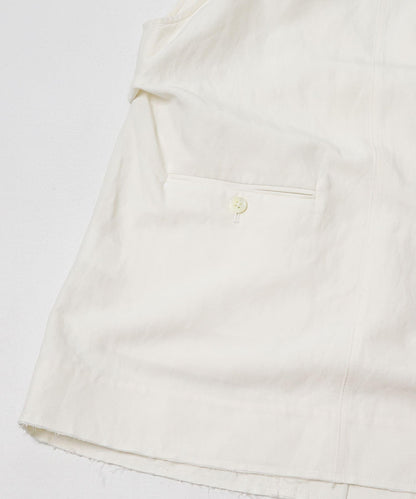 new basic SILK LINEN GILET