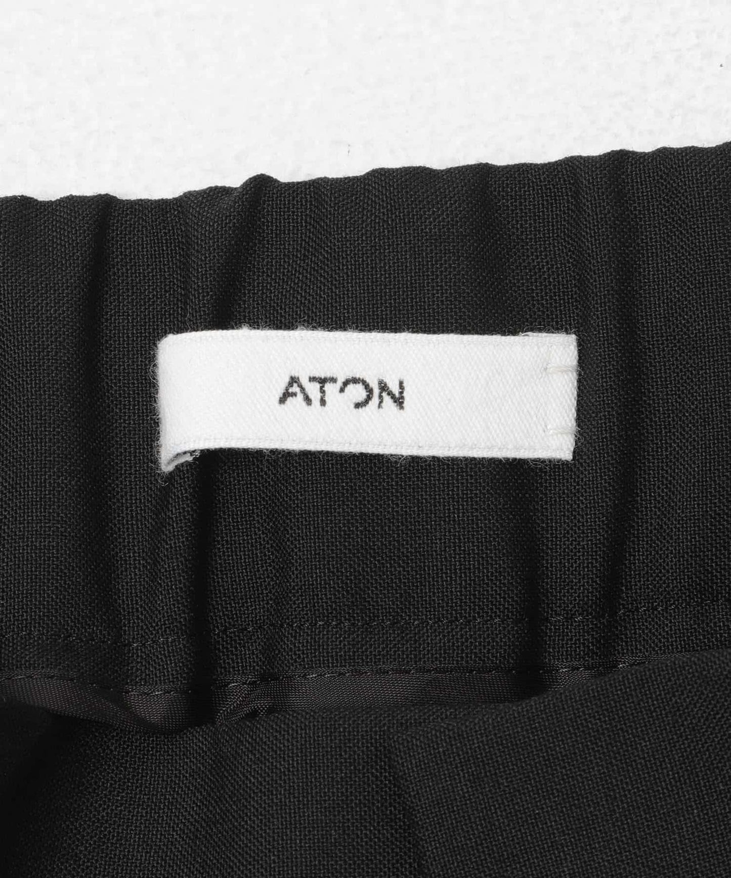 ATON WOOL TROPICAL EASY PANTS