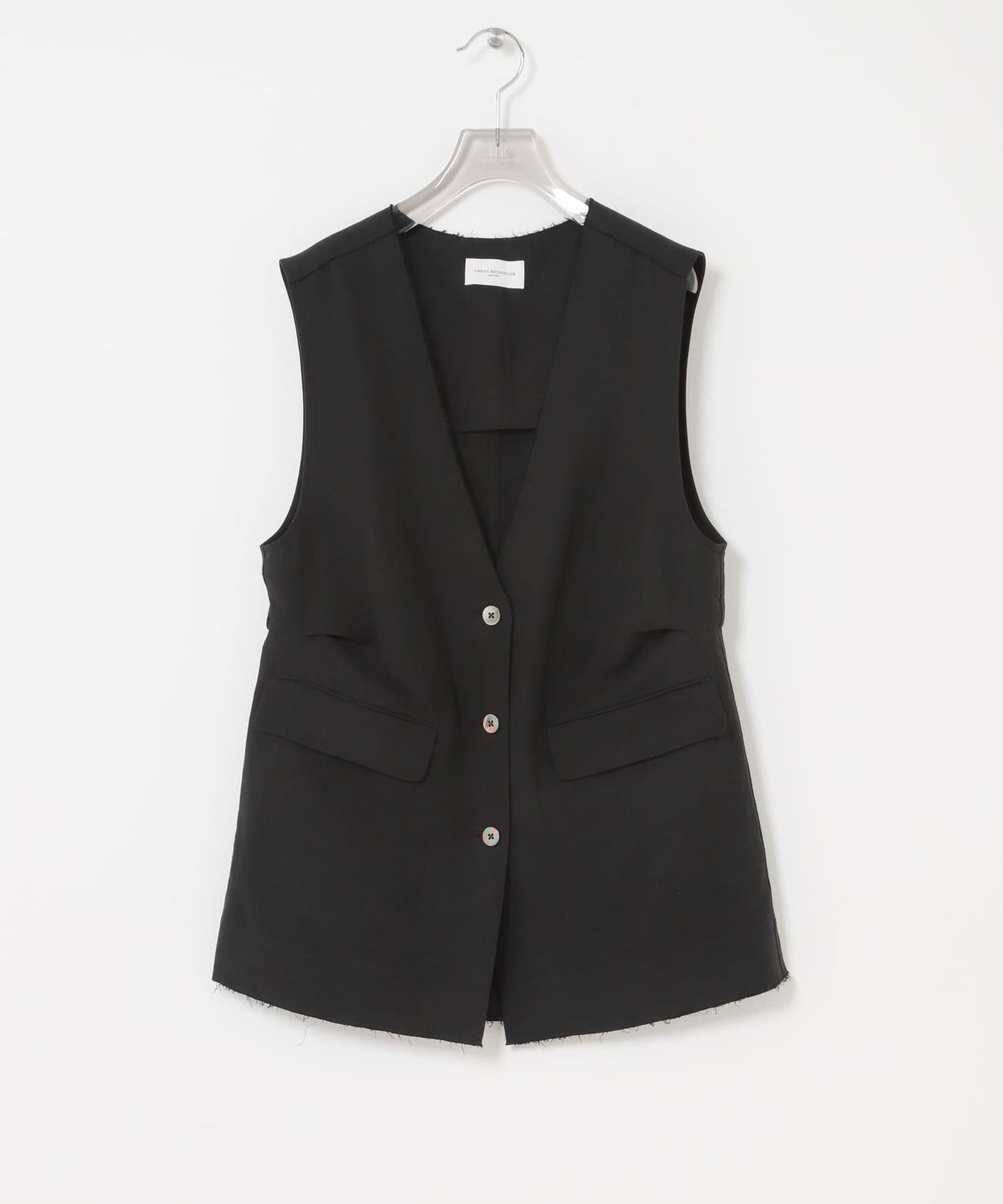 new basic SILK LINEN GILET