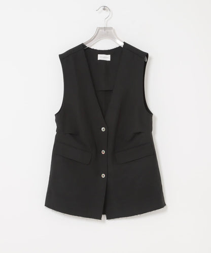new basic SILK LINEN GILET