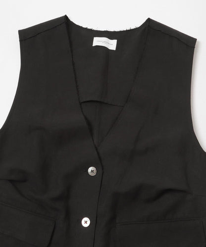 new basic SILK LINEN GILET