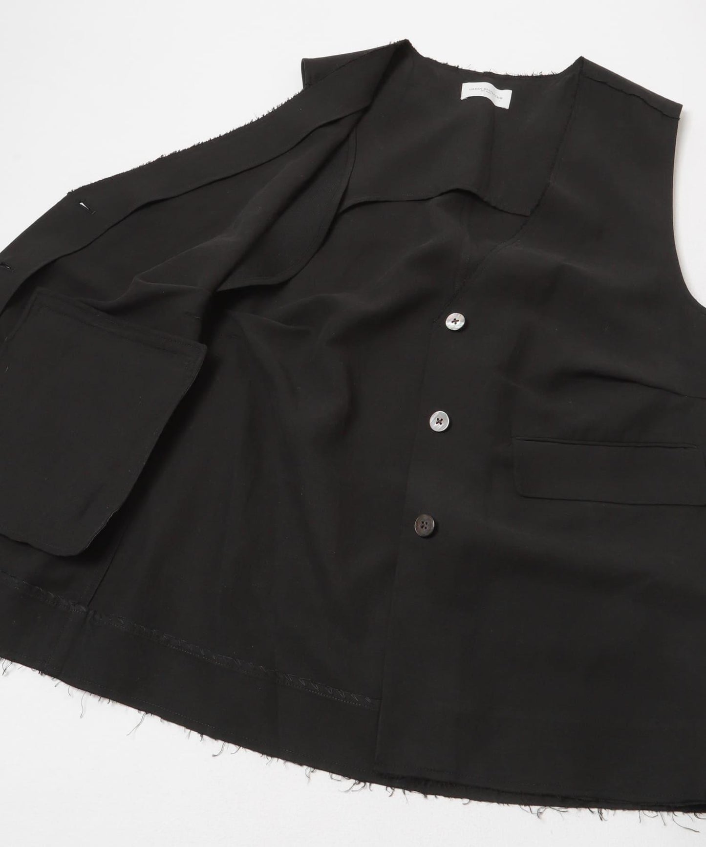 new basic SILK LINEN GILET