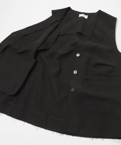 new basic SILK LINEN GILET